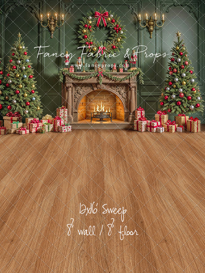 Emerald Christmas Room - with Sweep Option