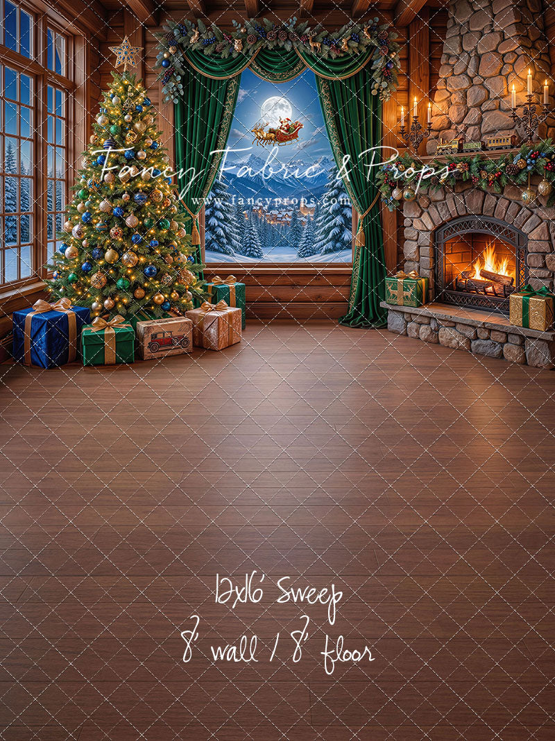 Emerald Mountain Sleigh View - with Sweep Option