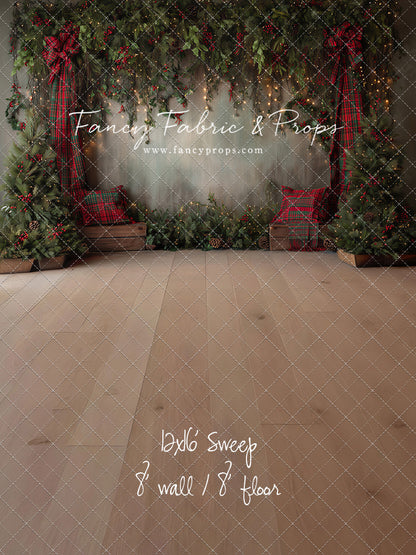 Evergreen Tartan Nook - With Sweep Option