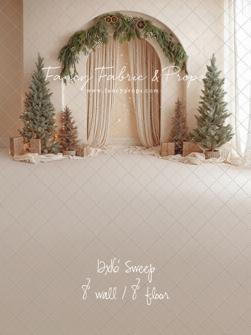 Evergreen & Ivory - With Sweep Option