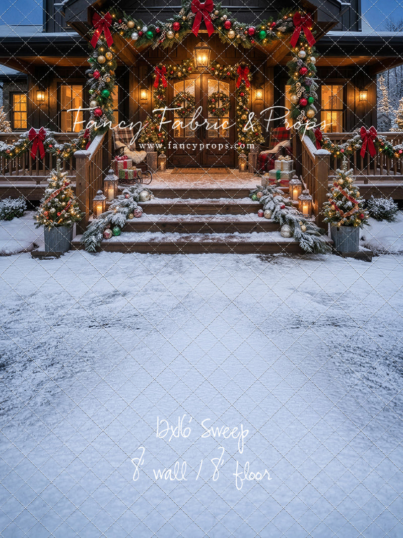 Festive Front Porch - With Sweep Option