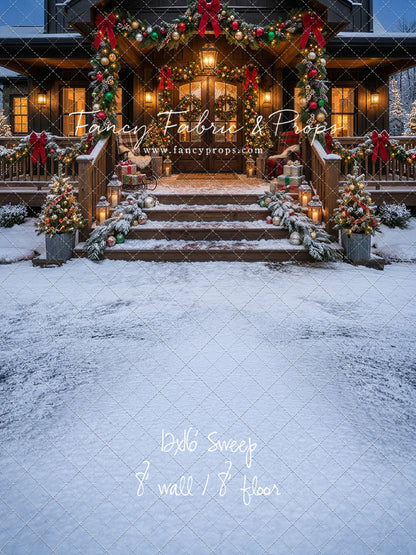 Festive Front Porch - With Sweep Option