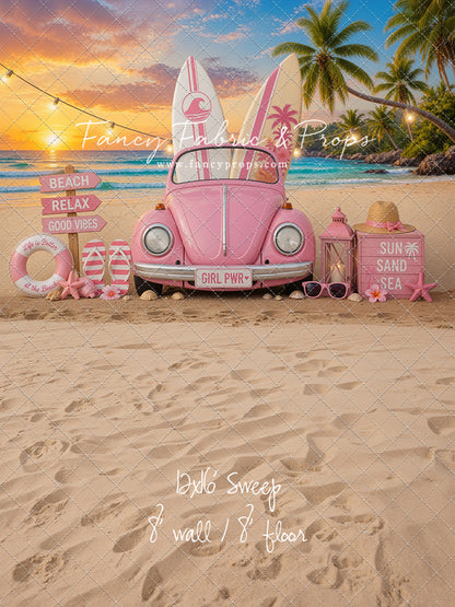 Girl Power Beach Bug - With Sweep Option