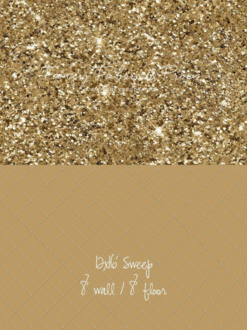 Glittering Gold Rush - With Sweep Option