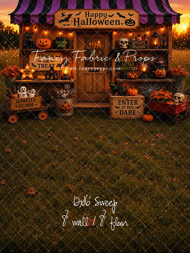 Haunted Harvest Stand - with Sweep Option