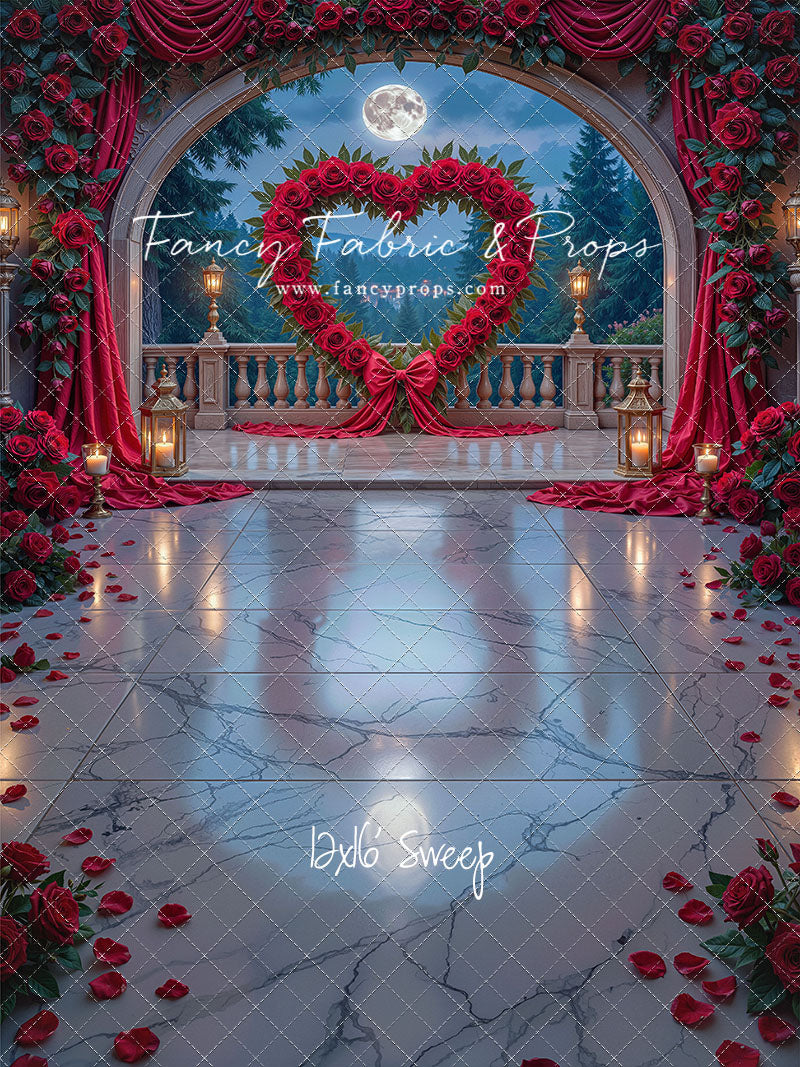 Heart of Roses - With Sweep Option