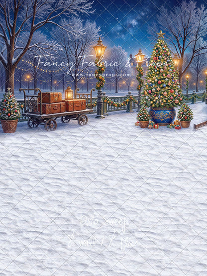 Holiday Train Station - With Sweep Option