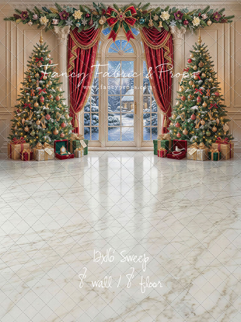 Holiday Window Elegance - with Sweep Option