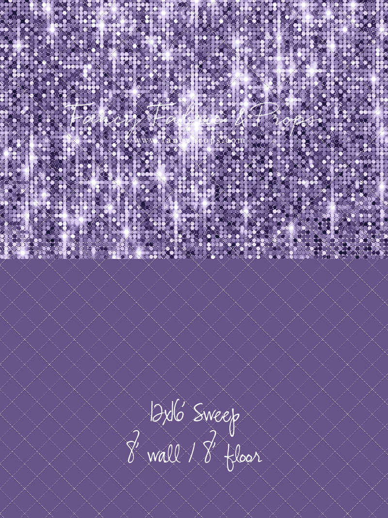 Lavender Lights - With Solid Floor Sweep Option