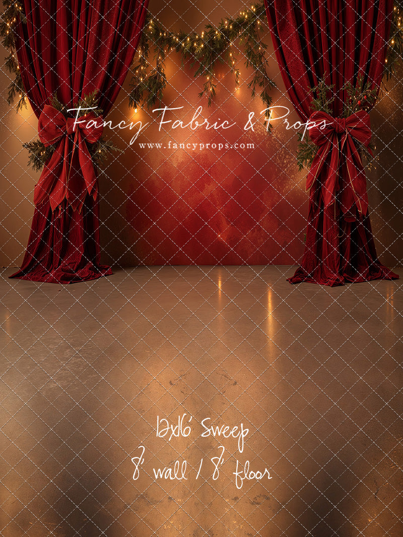Merry Christmas Curtain Call - With Sweep Option