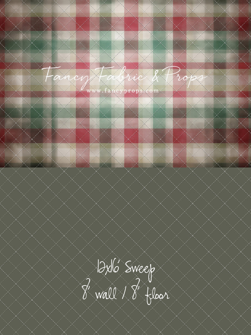 Merry Morning Plaid - With Sweep Option