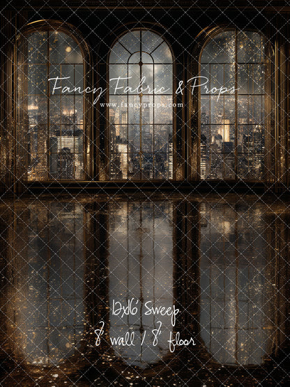 Midnight Skyline Ballroom - with Sweep Option