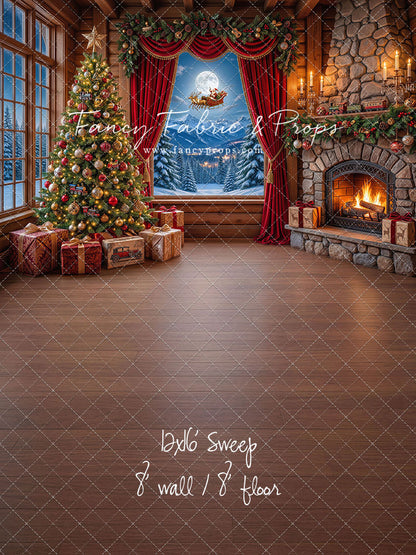 Mountain Sleigh View - with Sweep Option