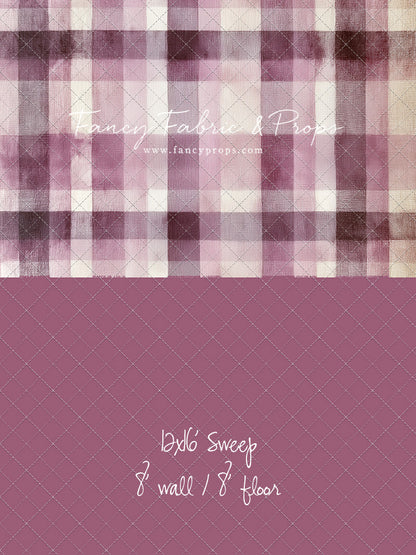 Mulberry Plaid - With Sweep Option
