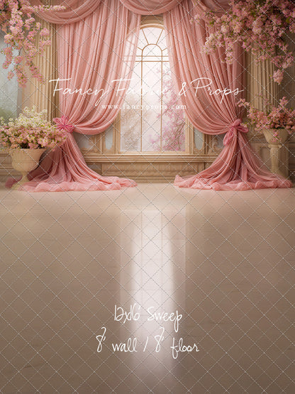 Pink Blossom Parlor - With Sweep Option