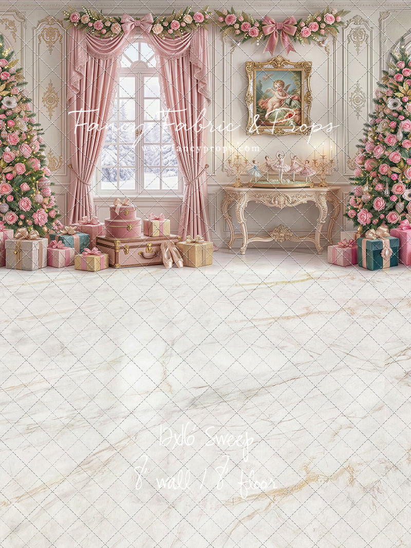 Pink Velvet Christmas - with Sweep Option