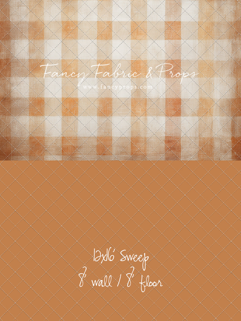 Pumpkin Patch Plaid - With Sweep Option
