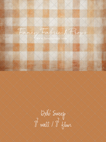 Pumpkin Patch Plaid - With Sweep Option