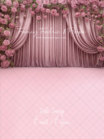 Rose Petal Curtain - With Sweep Option