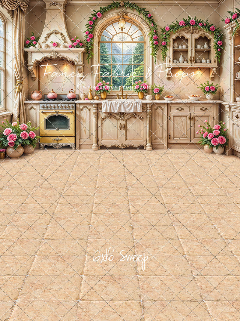 Rosewood Cottage Kitchen - With Sweep Option