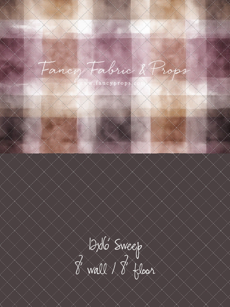 Rustic Plum Plaid - With Sweep Option