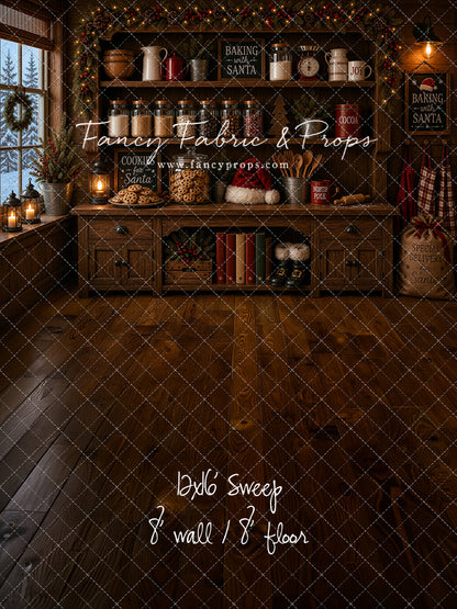 Santa's Cookie Cupboard - With Sweep Option
