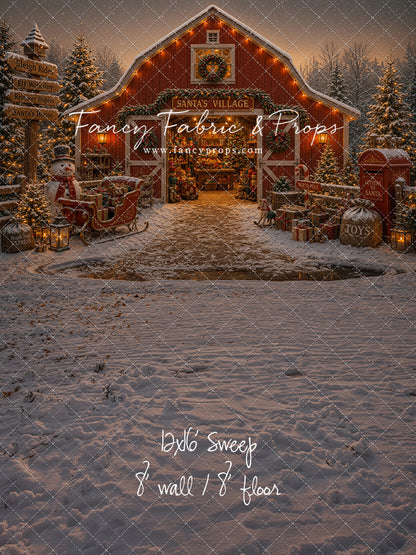 Santa's Village Barn - with Sweep Option