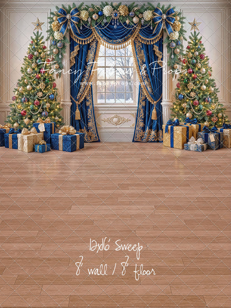 Sapphire & Gold Christmas - with Sweep Option