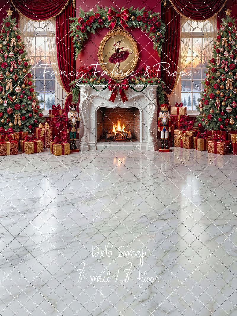 Scarlet Ballerina Christmas - with Sweep Option