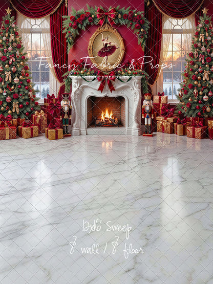 Scarlet Ballerina Christmas - with Sweep Option