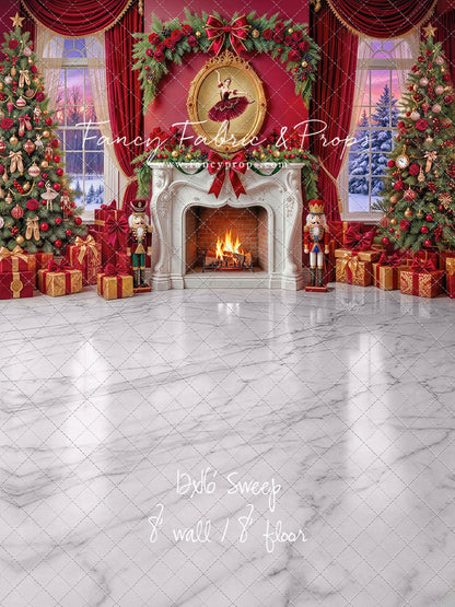 Scarlet Ballerina Christmas Room - with Sweep Option