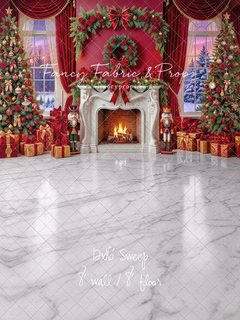 Scarlet Christmas Room - with Sweep Option