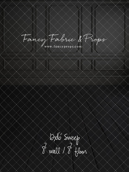 Simple Matte Black Wall - With Sweep Option