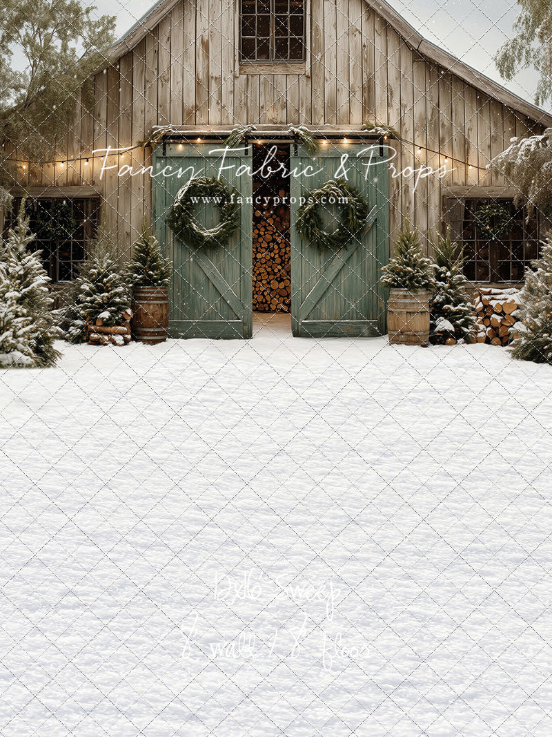 Snowfall Barn - with Sweep Option
