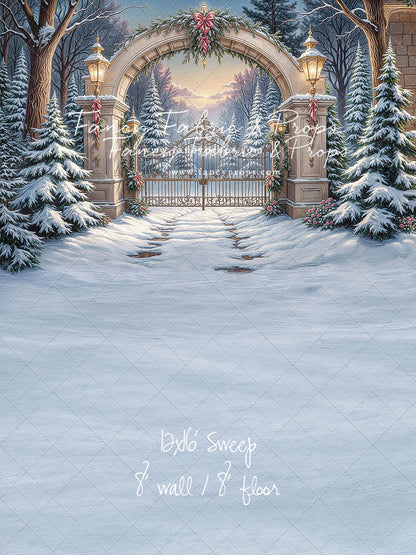 Snowfall At The Estate - with Sweep Option