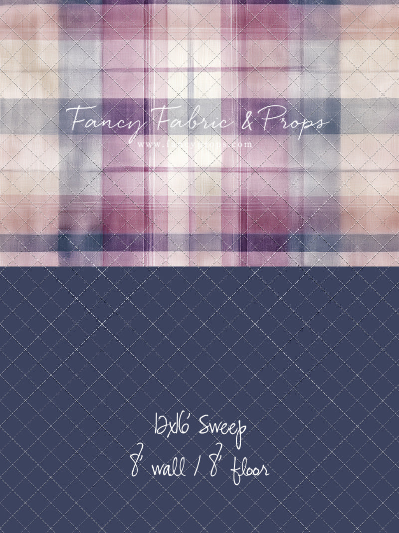 Soft Haze Tartan - With Sweep Option
