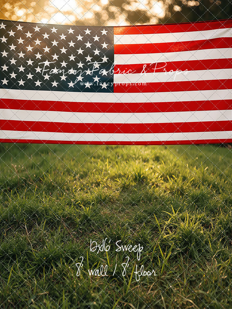 Stars & Stripes Sunset - With Sweep Option