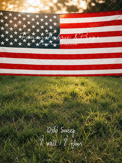 Stars & Stripes Sunset - With Sweep Option