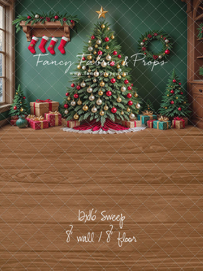 Stockings & Spruce - with Sweep Option