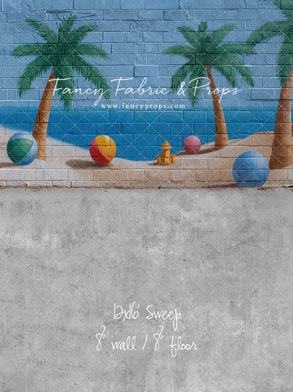 Sunny Shores Mural - With Sweep Option