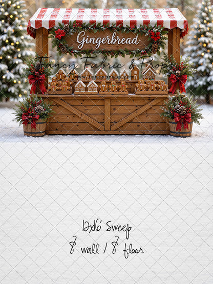 Sweet Spruce Gingerbread Stand - With Sweep Option