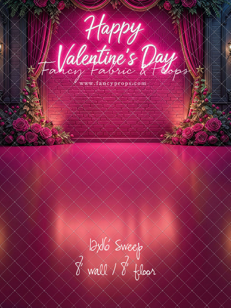 Sweetheart Glow Wall - With Sweep Option