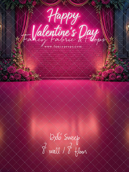 Sweetheart Glow Wall - With Sweep Option