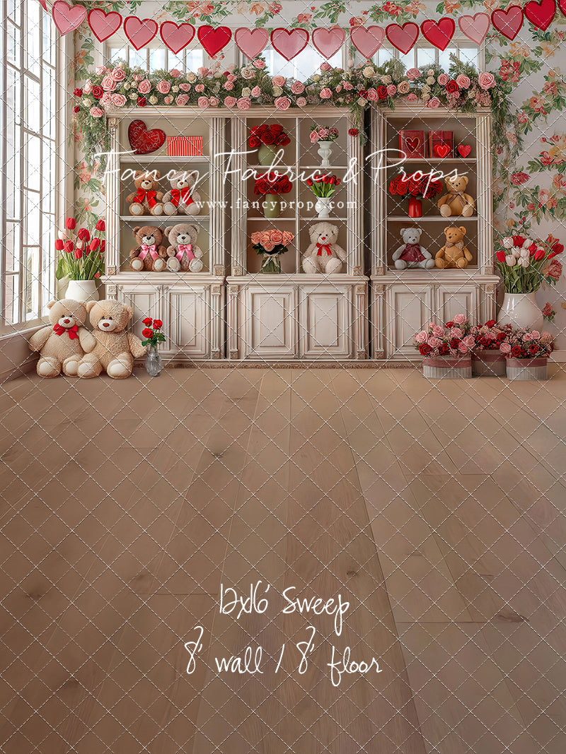Teddy's Sweetheart Corner - With Sweep Option