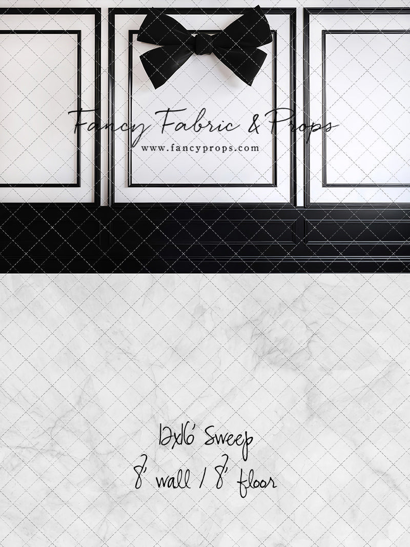 Uptown Chic - White Marble Floor - With Sweep Option