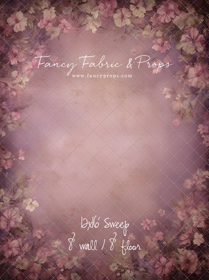 Vintage Mauve Petals - With Sweep Option