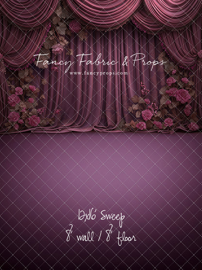 Vintage Plum Romance - With Sweep Option