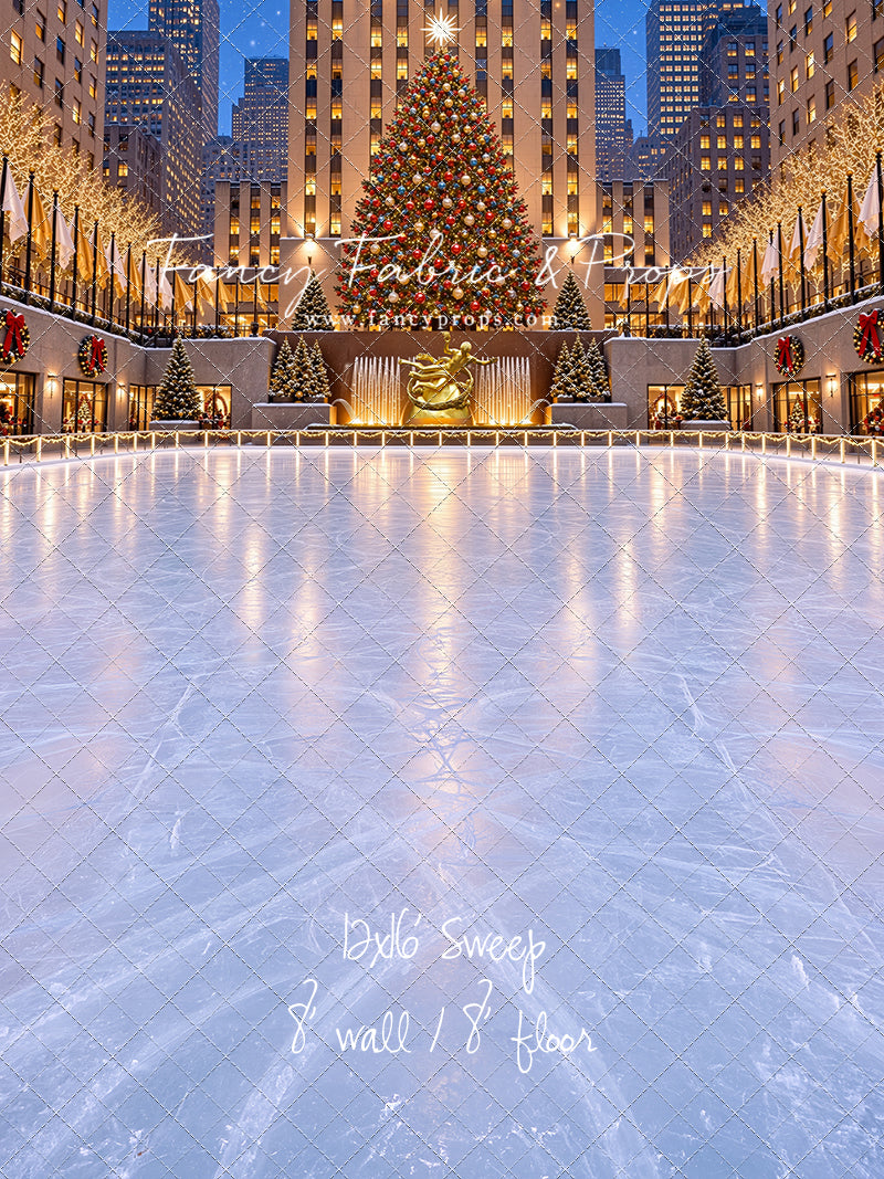 Wintertime Skating Rink - with Sweep Option