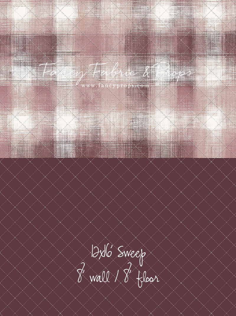 Woven Mauve - With Sweep Option