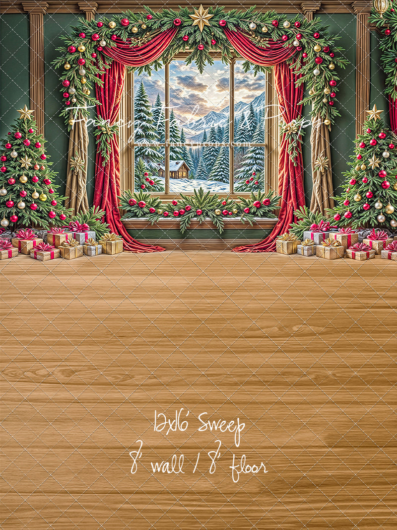 Yuletide Bloom View - with Sweep Option